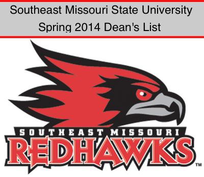 SEMO Announces Spring 2014 Dean's List