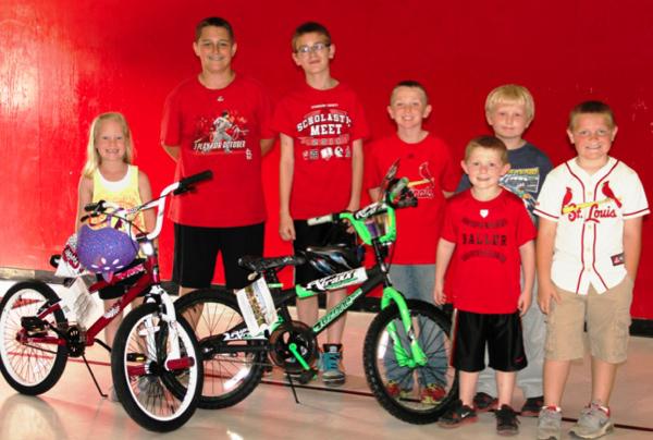 Lakeville Masonic Lodge Presents Bicycles to Students