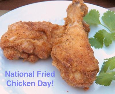Sunday is National Fried Chicken Day!