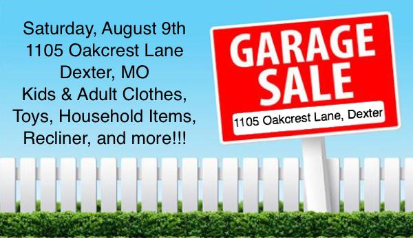 Saturday is National Garage Sale Day!