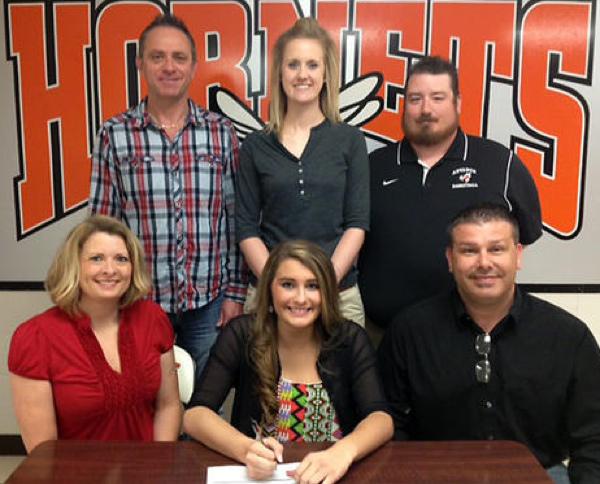 Allie Below Signs to Play Volleyball at Lakeland College.