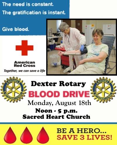 Rotary Club to Host Local Blood Drive