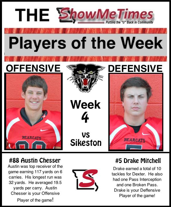 SMT Player of the Week vs Sikeston