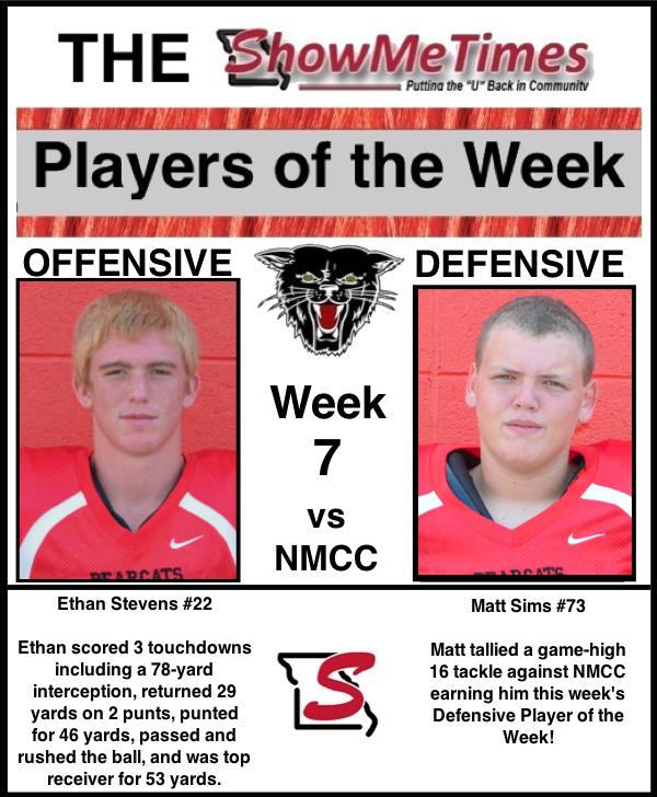 Players of the Week vs New Madrid County Central