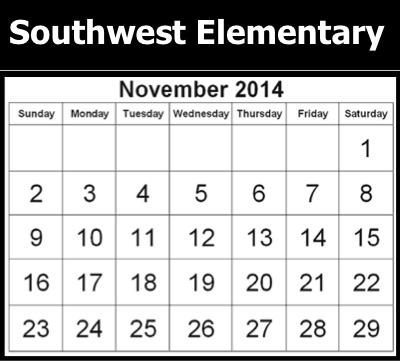 Upcoming Events for Southwest Elementary