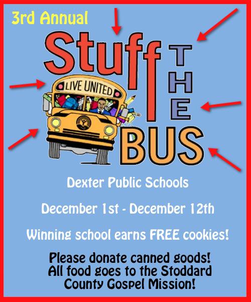 Stuff a Bus with Dexter Public Schools!