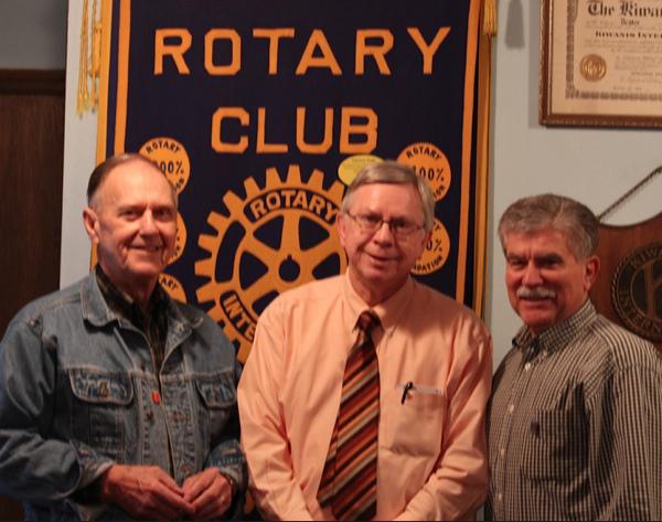 Rotarians Receive Perfect Attendance Pins