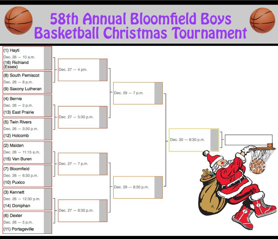 58th Annual Bloomfield Boys Basketball Christmas Tournament