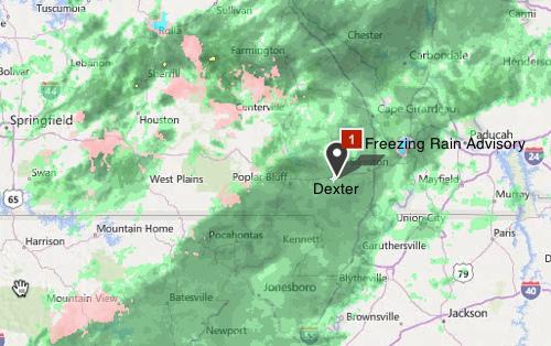 Freezing Rain Advisory Continued for Stoddard County