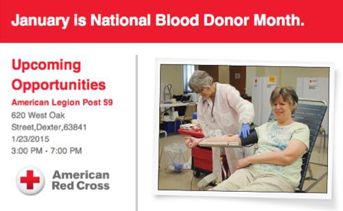 American Legion to Host Red Cross Blood Drive