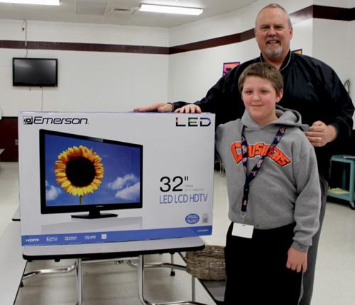 Good Attendance Earns Student a TV