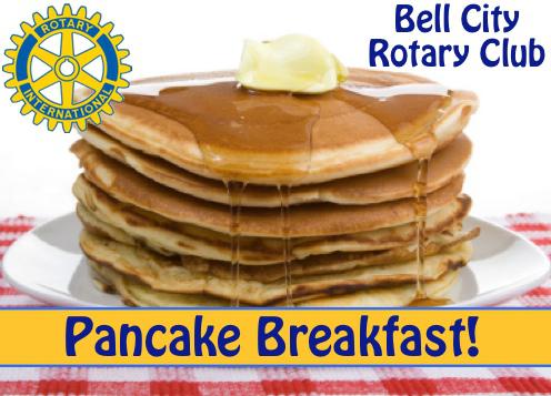 Bell City Rotarians to Host Pancake Breakfast