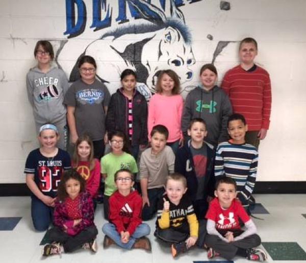 January Character Trait Winners at Bernie Elementary