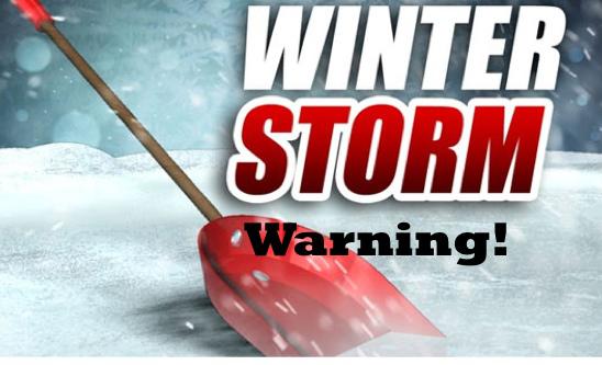 Winter Storm Warning Update