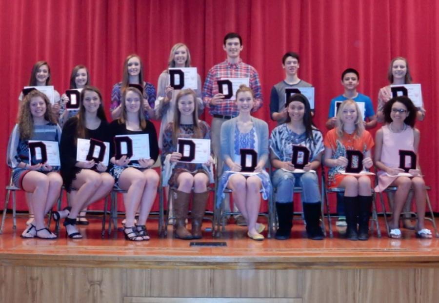 DHS Athletes Earn First Time Letters at Annual Sports Banquet