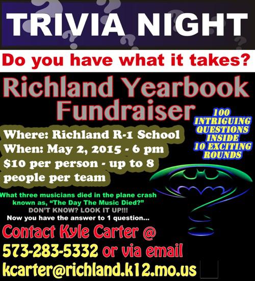 Richland Schools to Host Trivia Night 