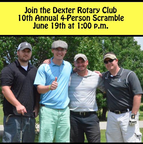 Dexter Rotary Club to Host 10th Annual Golf Scramble