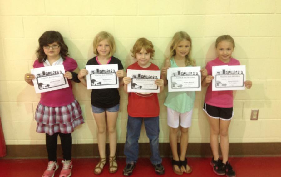 Second Grade Positive Bus Referrals at Southwest Elementary