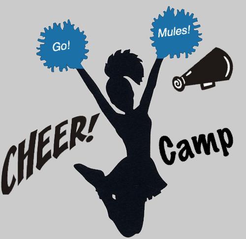 Register for the Little Mules Cheer Camp 