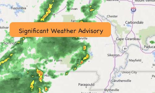 Significant Weather Advisory for Central Stoddard County