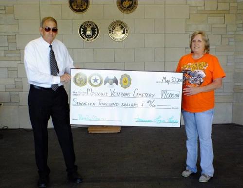 Sikeston American Legion Donates to Veterans Cemetery