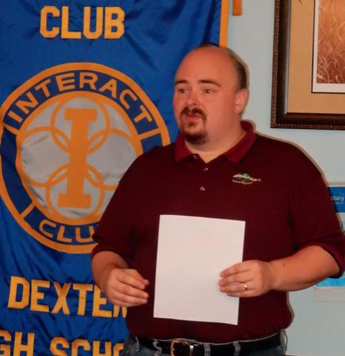 Global Fuels Visits With Dexter Rotary Club