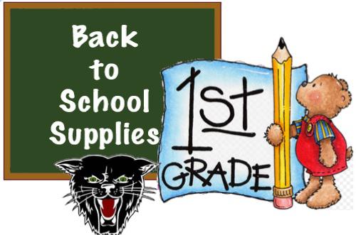 Southwest Elementary First Grade School Supply List