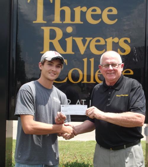 Ethan Lamier Earns Scholarship at Three Rivers College