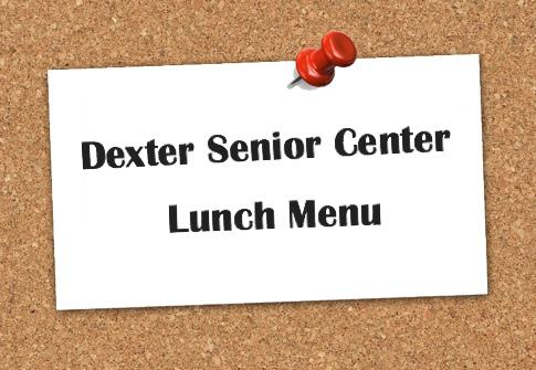 Weekly Senior Center Lunch Menu 