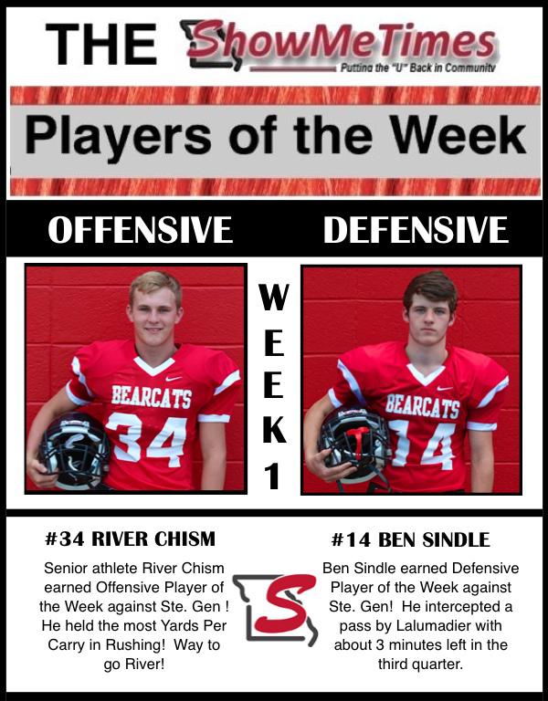 Players of the Week Against Ste. Genevieve