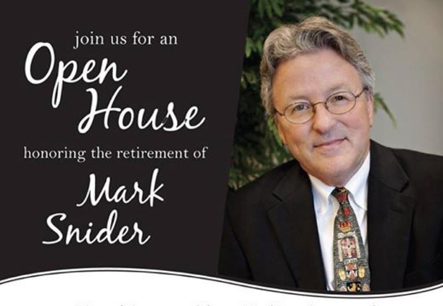 Retirement Celebration in Honor of Mark Snider