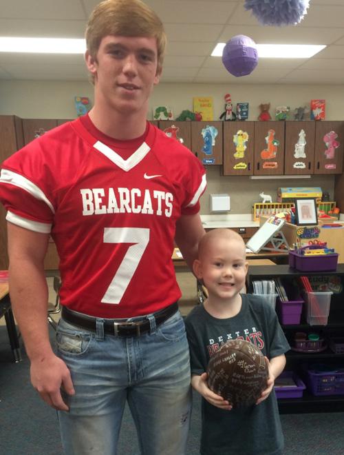 Kennett Game Ball Presented to Gavin Thompson