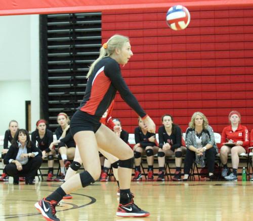 Lady Cats Beat Notre Dame in Volleyball