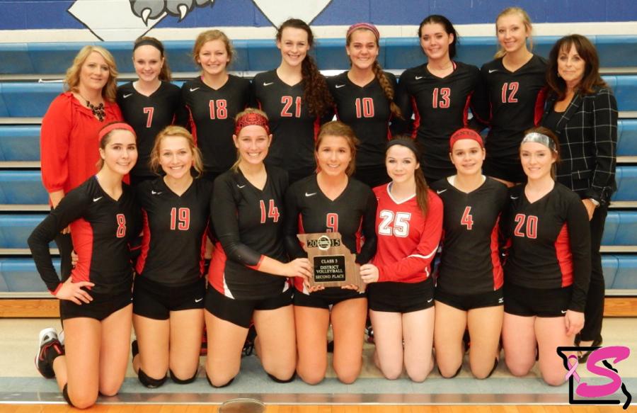 Class 3, District 1 Volleyball Second Place Finish