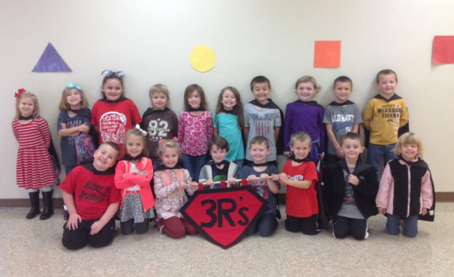 Kindergarten Class Earns 3Rs Flag for October