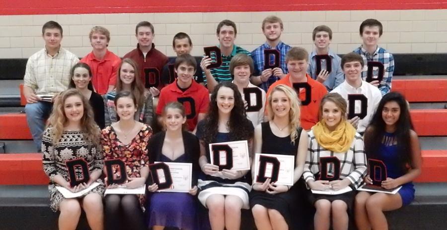 Athletes Earn Their Letters in Fall Sports