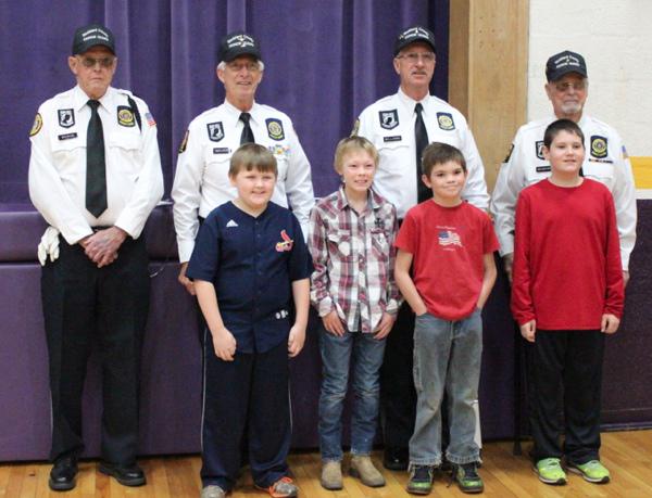 Bloomfield Color Guard Meets Stoddard County Honor Guard