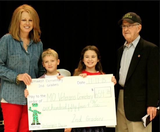 Second Graders Hold Coin Drive for Veterans