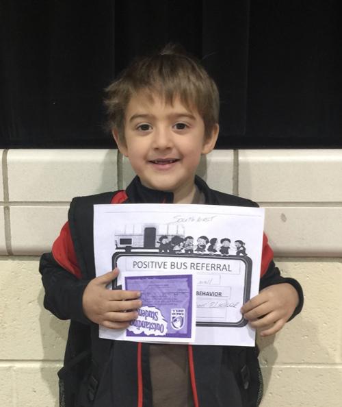 Prestyn Tidwell Earns Positive Bus Referral