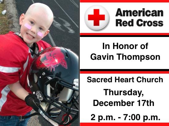 Rotary Club to Host Blood Drive in Honor of Gavin Thompson