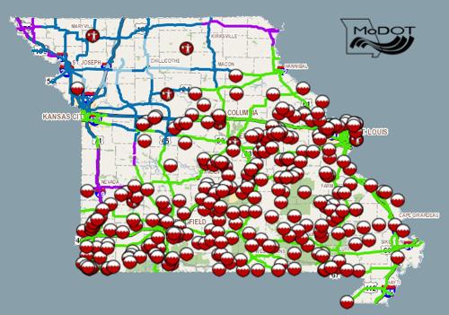 Latest Road Closures in Missouri Including Stoddard County