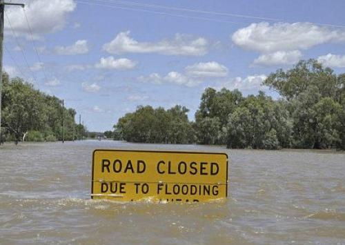 Flooded Roadways in Southeast Missouri