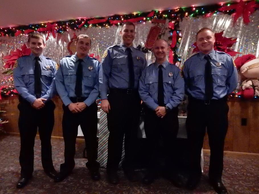 Firefighters Recognized as New Hires for Dexter