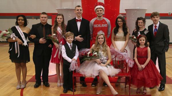 Homecoming Court at Richland High School