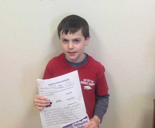 John Parker Earns Positive Office Referral Certificate