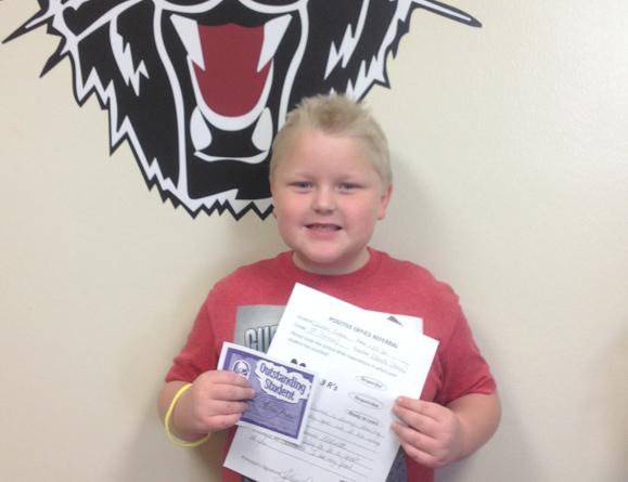 Dawson Owens Earns Positive Office Referral Certificate