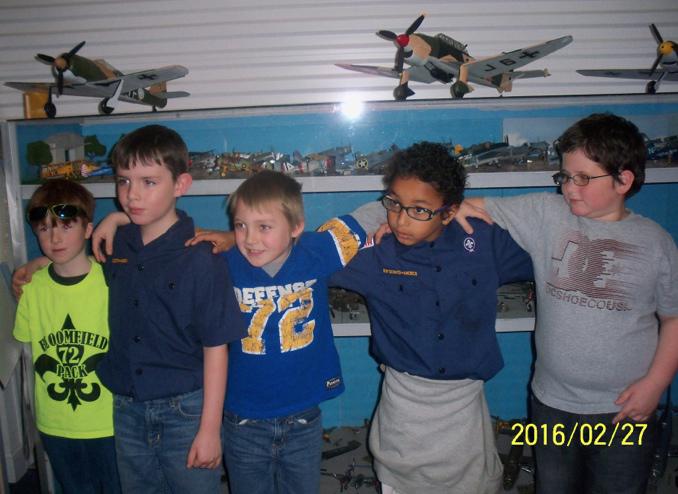 Cub Scouts Visit Stars and Stripes