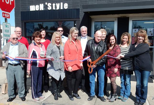 MeN'Style Ribbon Cutting