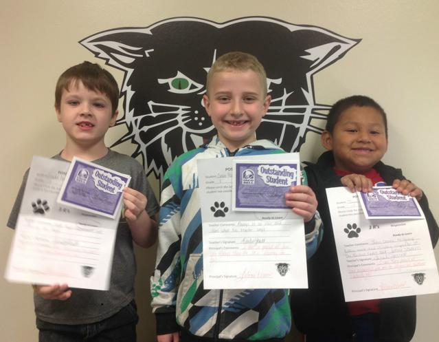 First Graders Earn Positive Referral Award