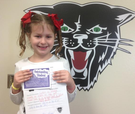 Lydia Christian Earns Positive Office Referral